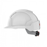 Hełm ochronny EVOLite®, regulacja na pokrętło, niewentylowany, biały
