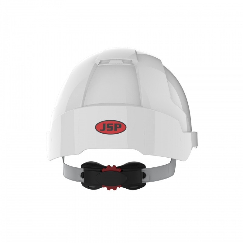Hełm ochronny EVOLite®, regulacja na pokrętło, niewentylowany, biały