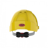Hełm ochronny EVOLite®, regulacja na pokrętło, niewentylowany, żółty