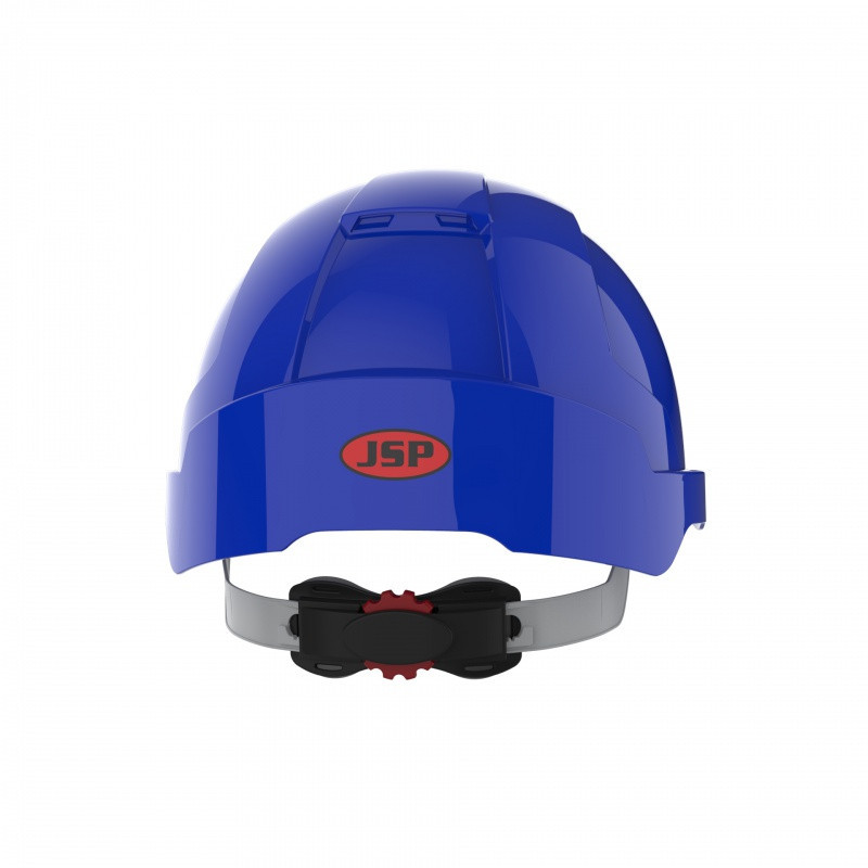 Hełm ochronny EVOLite®, regulacja na pokrętło, niewentylowany, niebieski