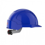 Hełm ochronny EVOLite®, regulacja na pokrętło, niewentylowany, niebieski