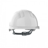 Hełm ochronny EVOLite®, pasek przesuwny, wentylowany, biały