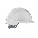 Hełm ochronny EVOLite®, pasek przesuwny, wentylowany, biały