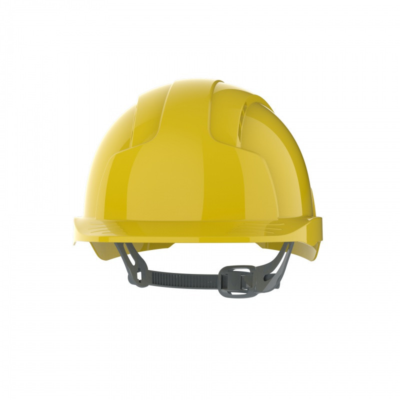 Hełm ochronny EVOLite®, pasek przesuwny, wentylowany, żółty