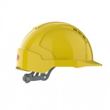 Hełm ochronny EVOLite®, pasek przesuwny, wentylowany, żółty