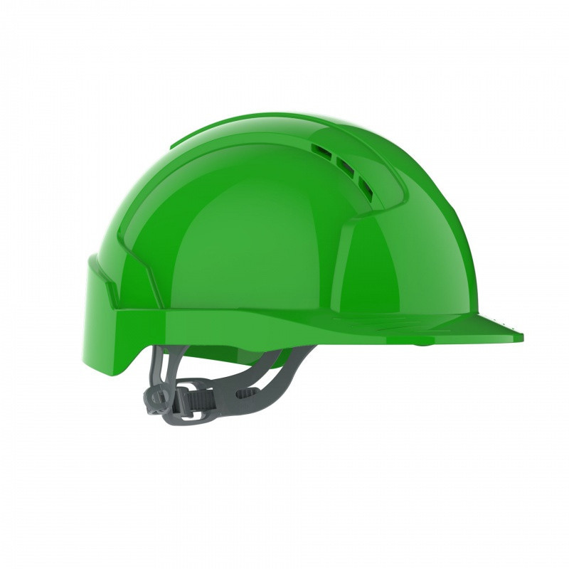Hełm ochronny EVOLite®, pasek przesuwny, wentylowany, zielony