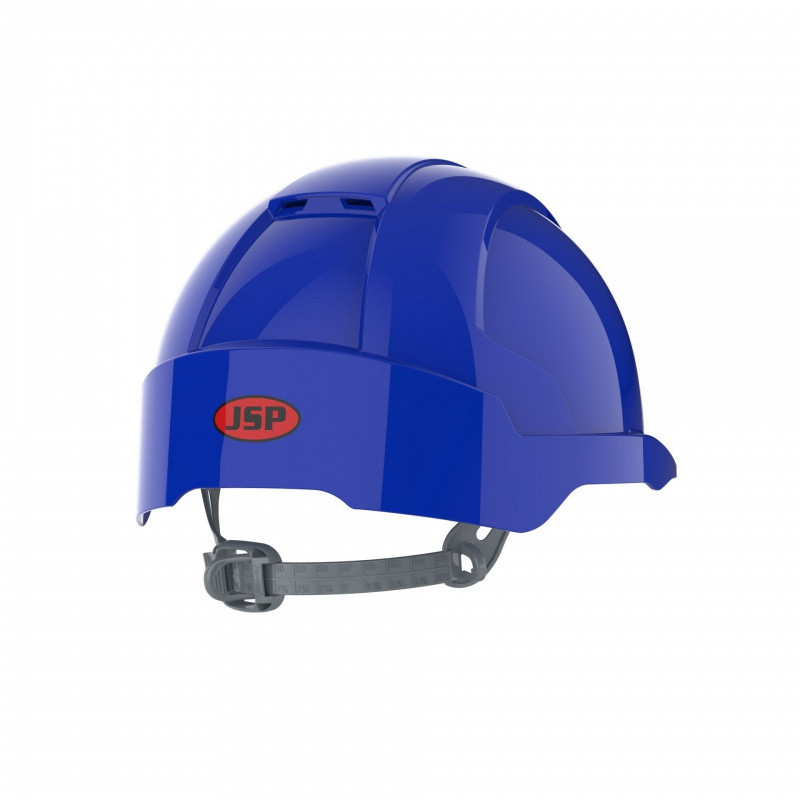 Hełm ochronny EVOLite®, pasek przesuwny, wentylowany, niebieski
