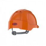 Hełm ochronny EVOLite®, pasek przesuwny, wentylowany, pomarańczowy