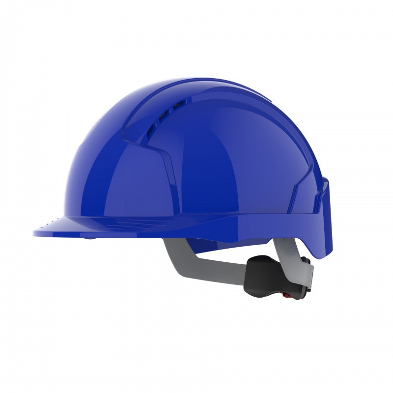 Hełm ochronny EVOLite®, regulacja na pokrętło, wentylowany, niebieski