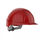 Hełm ochronny EVOLite®, regulacja na pokrętło, wentylowany, czerwony