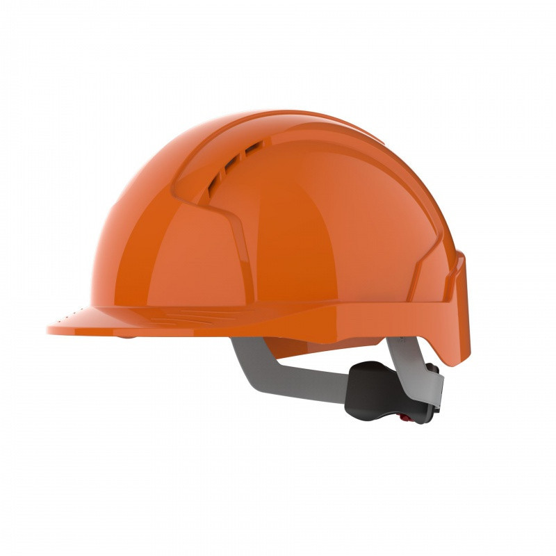 Hełm ochronny EVOLite®, regulacja na pokrętło, wentylowany, pomarańczowy
