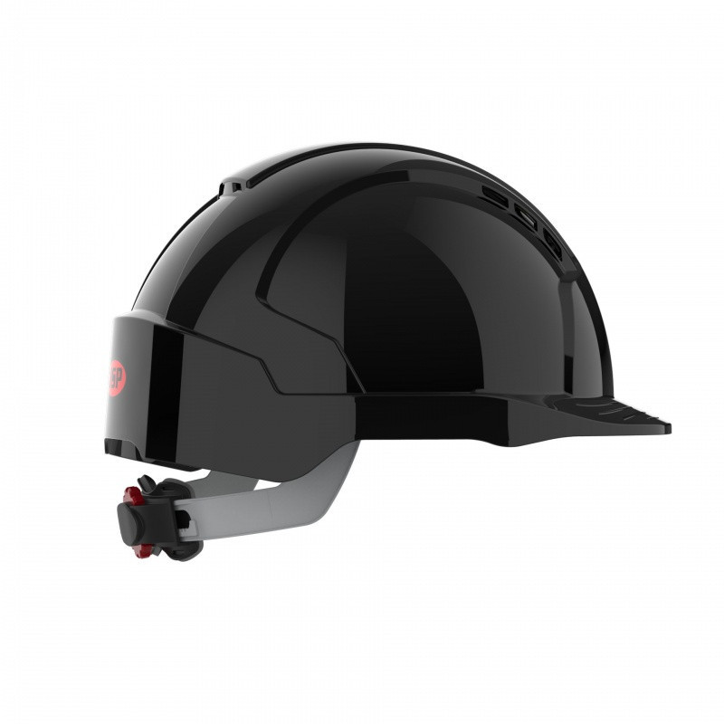 Hełm ochronny EVOLite®, regulacja na pokrętło, wentylowany, czarny