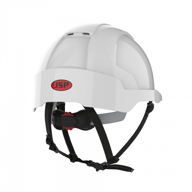 Hełm ochronny EVOLite® Linesman, regulacja na pokrętło, wentylowany, biały