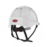Hełm ochronny EVOLite® Linesman, regulacja na pokrętło, wentylowany, biały