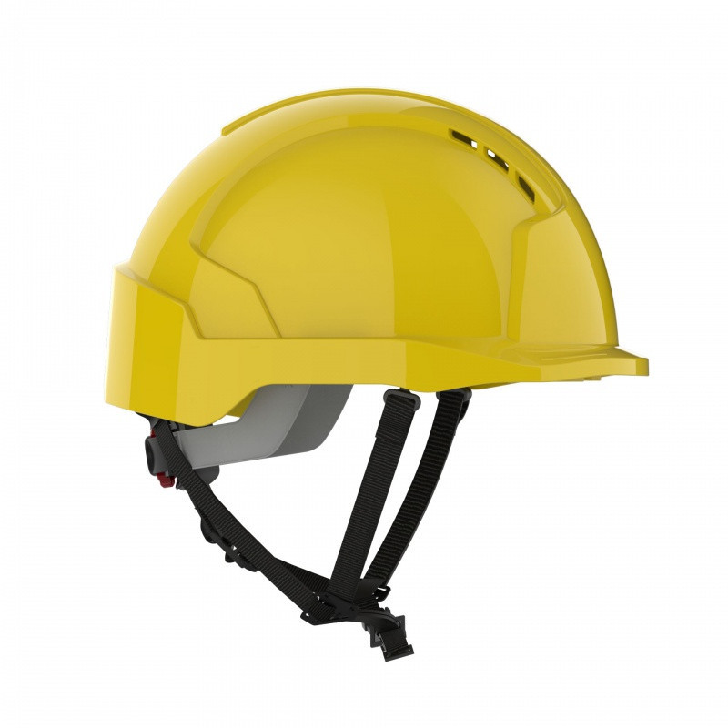 Hełm ochronny EVOLite® Linesman, regulacja na pokrętło, wentylowany, żółty