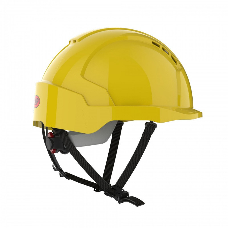 Hełm ochronny EVOLite® Linesman, regulacja na pokrętło, wentylowany, żółty