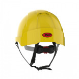 Hełm ochronny EVOLite® Linesman, regulacja na pokrętło, wentylowany, żółty