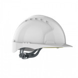 Hełm ochronny EVO®2, pasek przesuwny, niewentylowany, biały