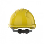 Hełm ochronny EVO®3, regulacja na pokrętło, wentylowany, żółty