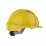 Hełm ochronny EVO®3, regulacja na pokrętło, wentylowany, żółty