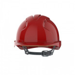 Hełm ochronny EVO®2, pasek przesuwny, wentylowany, czerwony