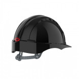 Hełm ochronny EVO®2, pasek przesuwny, wentylowany, czarny