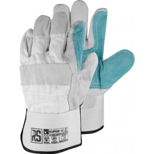 Rękawice Super V RS, robocze typu doker, rozm. 10, niebieskie