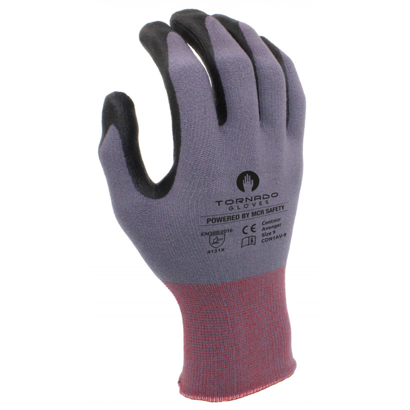Rękawice Contour Avenger MCR, montażowe, rozm. 11, szare