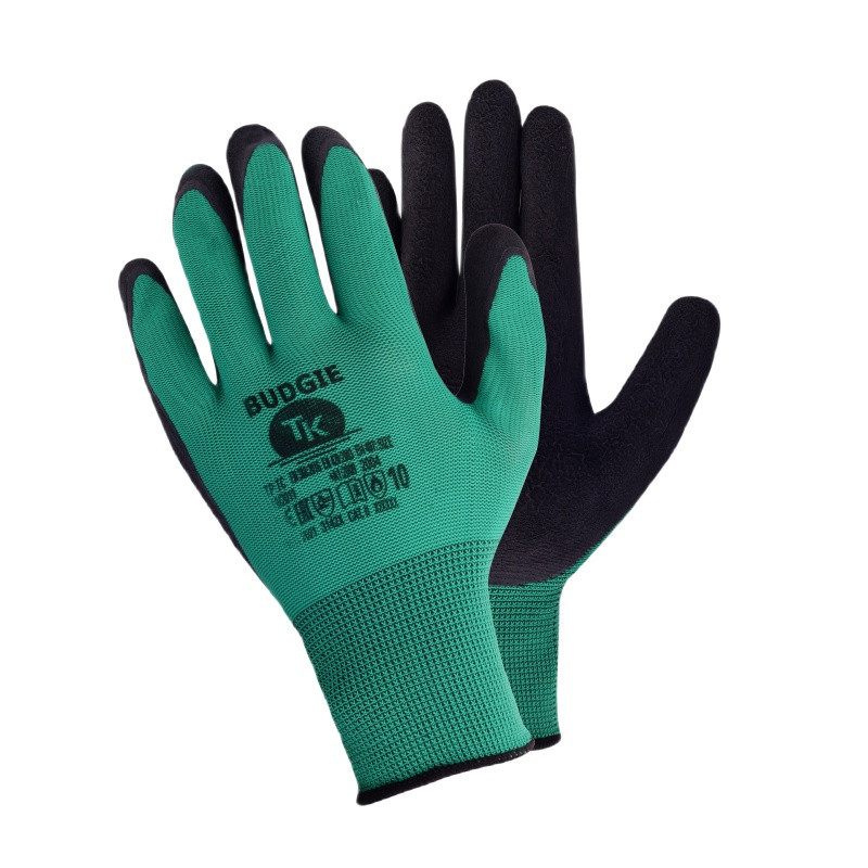 Rękawice Budgie TK, montażowe, rozm. 10, zielone