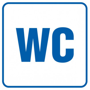 Znak TDC, Toaleta WC
