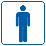 Znak TDC, Toaleta męska