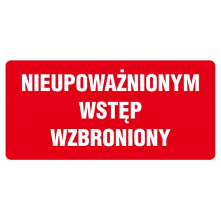 Znak TDC, Nieupoważnionym wstęp wzbroniony 2