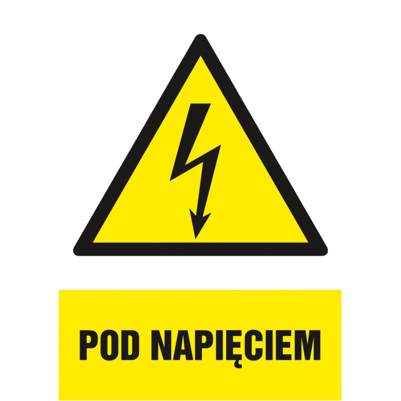 Znak TDC, Pod napięciem