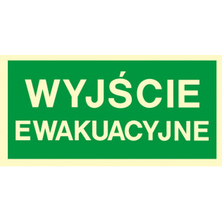Znak TDC, Wyjście ewakuacyjne