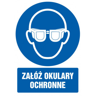 Znak TDC, Załóż okulary ochronne