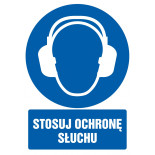 Znak TDC, Stosuj ochronę słuchu