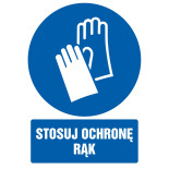 Znak TDC, Stosuj ochronę rąk