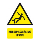 Znak TDC, Niebezpieczeństwo upadku