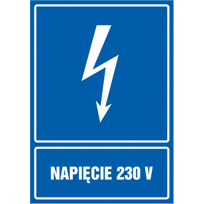 Znak TDC, Napięcie 230V