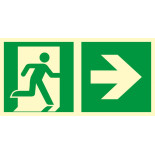 Znak TDC, Kierunek do wyjścia ewakuacyjnego – w prawo 1