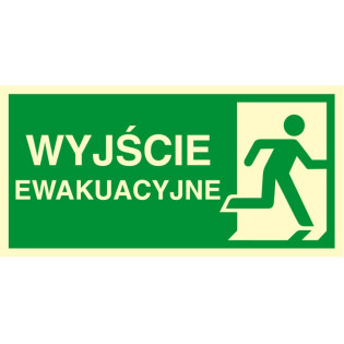 Znak TDC, Kierunek do wyjścia ewakuacyjnego – w prawo 2