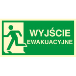 Znak TDC, Kierunek do wyjścia ewakuacyjnego – w lewo 2
