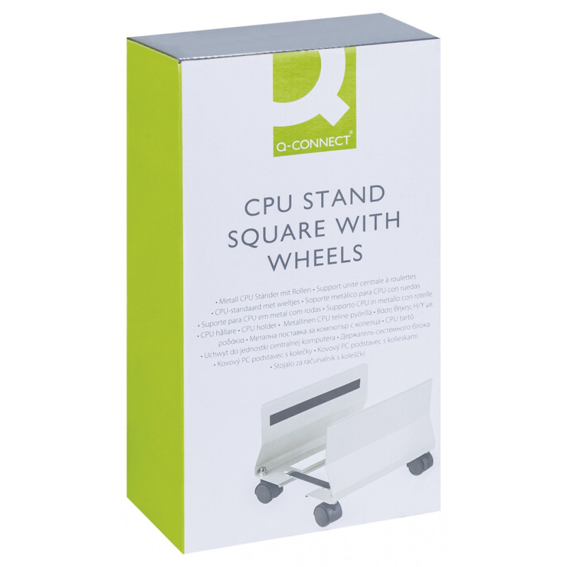 Platforma pod komputer stacjonarny Q-CONNECT, na kółkach, do 15 KG, stalowa