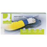 Podłokietnik Q-CONNECT, z podkładką pod mysz i podparciem nadgarstka, czarny