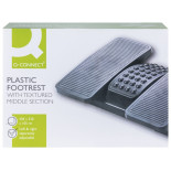 Podnóżek Q-CONNECT, 430x320mm, z oddzielnymi platformami na nogi, czarny