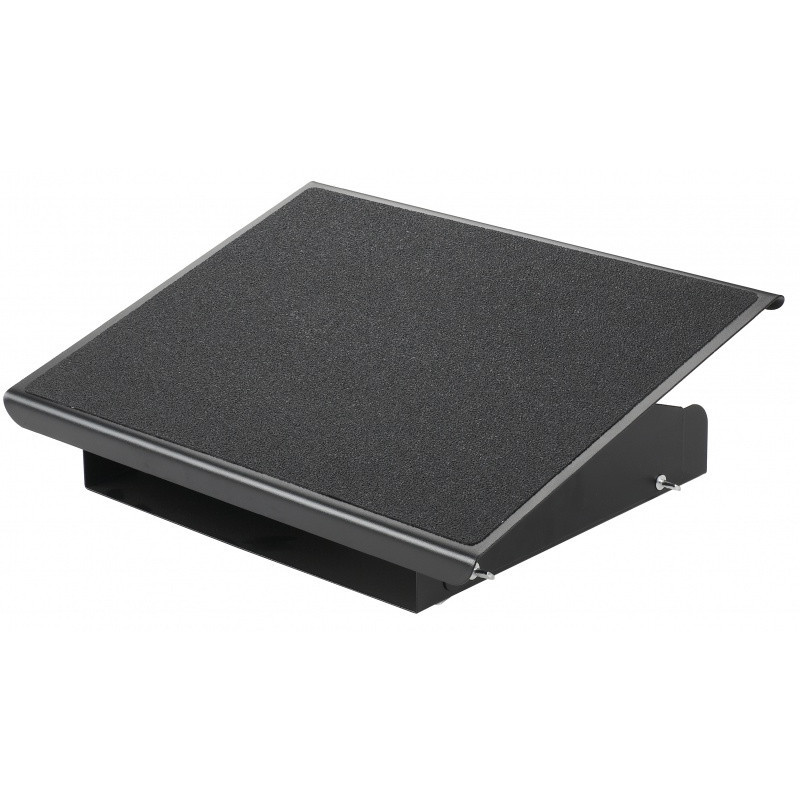 Metalowy podnóżek Q-CONNECT, 41,5x32,6cm, antypoślizgowy