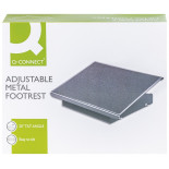 Metalowy podnóżek Q-CONNECT, 41,5x32,6cm, antypoślizgowy