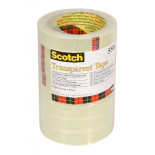 Taśma samoprzylepna SCOTCH® (550), przezroczysta, 19mm, 66m, 8 rolek