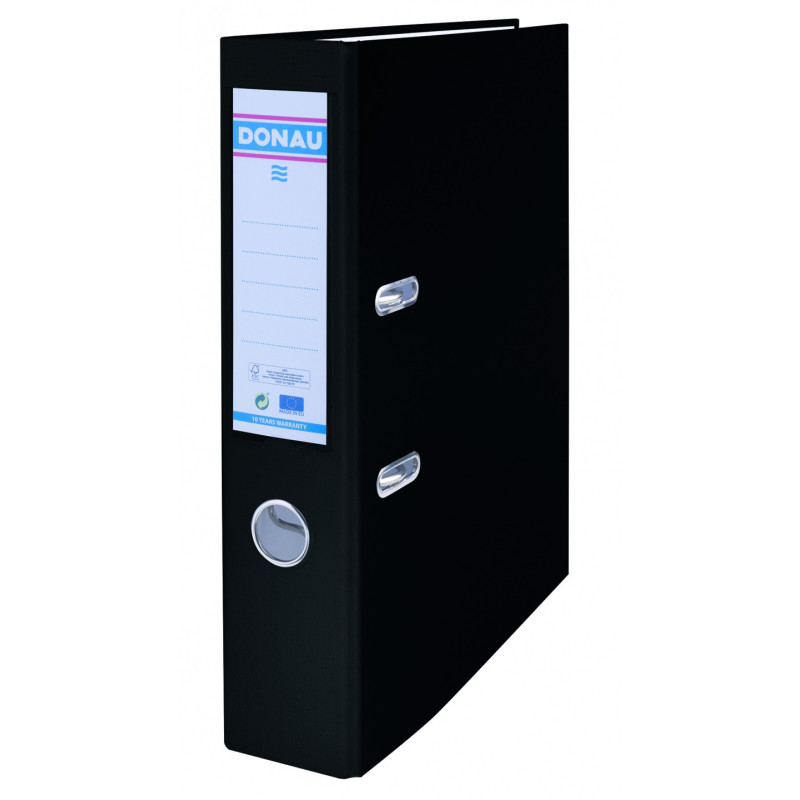 Segregator DONAU Master FSC, PP, A4/75mm, czarny