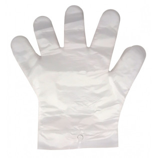 Rękawice foliowe STELLA, rozmiar uniwersalny M-L, 100x100 szt., bezbarwne